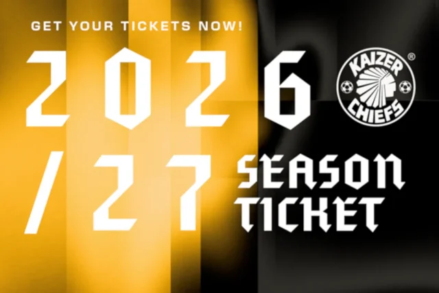Kaizer Chiefs Season Ticket Prices 2026/27: Benefits & How to Buy Kaizer Chiefs season tickets, Betway Premiership 2026/27, FNB Stadium, Amakhosi season ticket cost, MyTicket App. Kaizer Chiefs Season Ticket Prices 2026/27: Benefits & How to Buy
