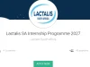 Lactalis South Africa Internship Programme 2027: 40 Graduate Positions Open Lactalis South Africa Internship 2027, graduate internships South Africa, Lactalis graduate programme. dairy industry jobs SA, Parmalat internships, engineering graduate roles SA, FMCG internships South Africa.