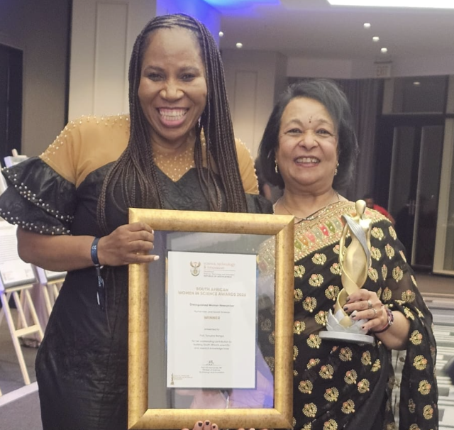 South African Women in Science Awards 2026 SAWiSA 2026, Women in Science, UJ, University of Johannesburg, Tanusha Raniga, Musawenkosi Saurombe, women researchers, gender equality, women's empowerment, social justice, sustainable livelihoods, research awards, higher education, South Africa