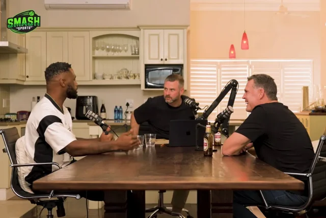 Rassie Erasmus and Siya Kolisi Tackle Rugby Transformation in Unfiltered Interview Siya Kolisi, Rassie Erasmus, Springboks transformation, Rassie+ podcast. South Africa rugby culture, Springboks vs Argentina, Smash Sports, Bok captaincy.