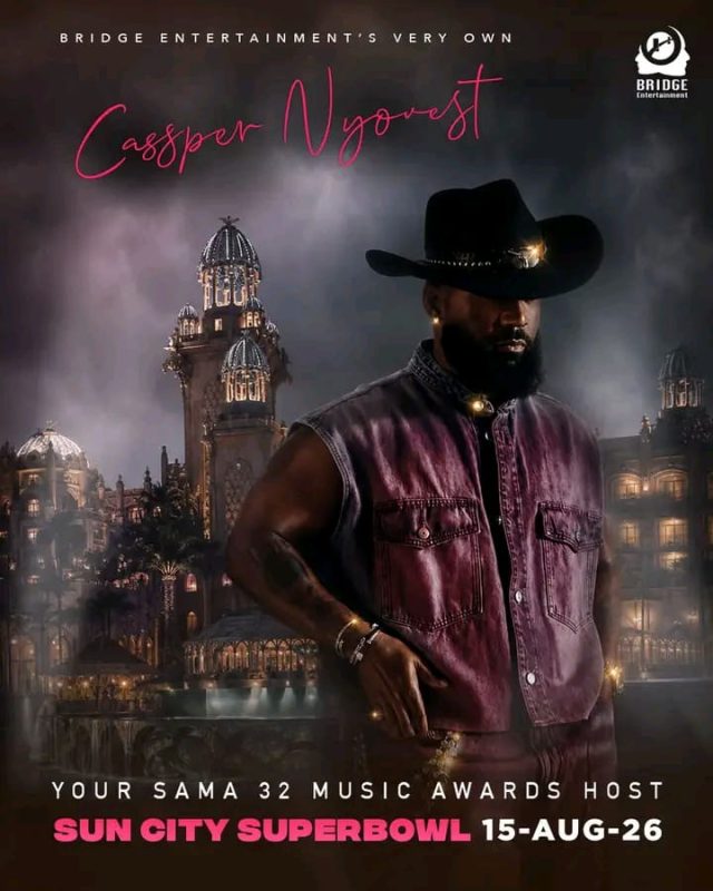 Cassper Nyovest Ready for SAMA32: Watch on SABC 1 at 8PM Tonight SAMA32. Cassper Nyovest SAMA32 host. SAMA32 2026. SAMA32 tonight. SAMA32 on SABC 1. SAMA32 time. SAMA32 red carpet. South African Music Awards 2026. SAMA32 hosts. Cassper Nyovest latest news. SABC 1 SAMA32. SAMA32 Sun City. South African Music Awards. Cassper Nyovest SAMA32