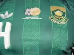 WWE Superstar Drew McIntyre Flexes in New Bafana Bafana Jersey During Intense Workout Drew McIntyre workout video, Bafana Bafana green and gold jersey, 2026 FIFA World Cup kit. Drew McIntyre Bafana Bafana jersey, WWE Drew McIntyre South Africa, new Bafana Bafana adidas kit 2026