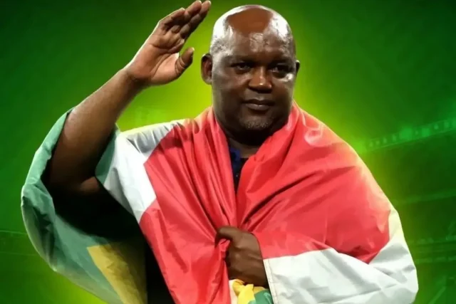 Pitso Mosimane Confirms Bafana Bafana Technical Team: Matlaba and Rangoago Join Coaching Staff Pitso Mosimane, Bafana Bafana, Musi Matlaba, Kabelo Rangoago, Bafana technical team, Bafana assistant coaches, South Africa football, 2027 AFCON qualifiers, SAFA, Bafana Bafana news. Pitso Mosimane Names Two Bafana Bafana Assistant Coaches. Pitso Mosimane. Bafana Bafana. Musi Matlaba. Kabelo Rangoago. Bafana Bafana coach. South Africa national team. 2027 AFCON qualifiers. Bafana Bafana technical team.Pitso Mosimane coaching staff. South Africa AFCON. Guinea vs South Africa. Eritrea vs South Africa. Kenya vs South Africa. Bafana Bafana news. South African football