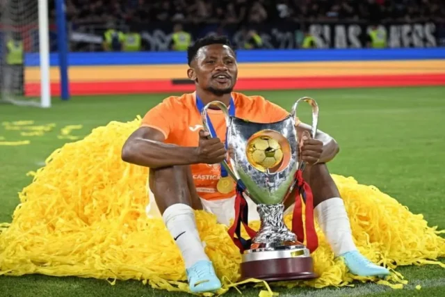 Siyabonga Ngezana Fined R560,000 by FCSB: Was the Punishment Fair? Siyabonga Ngezana fined R560,000. Siyabonga Ngezana FCSB. Ngezana fine. Ngezana R560,000 fine. Siyabonga Ngezana latest news. Kaizer Chiefs ex-player. Ngezana injury. Ngezana FCSB news. FCSB Mihai Stoica. Bafana Bafana Ngezana. Siyabonga Ngezana return