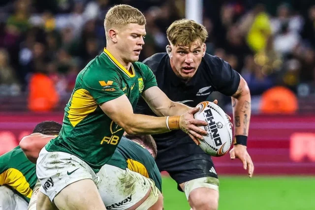 Morne van den Berg Cam Roigard. Springboks vs All Blacks. Cam Roigard Springboks. Morne van den Berg Springboks. Springboks defensive system. All Blacks third Test. Springboks vs All Blacks third Test. Cam Roigard stats. Springboks rugby news. FNB Stadium rugby. All Blacks rugby news