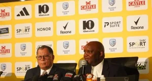 Pitso Mosimane Names Marcus Mashilo as New Bafana Bafana Goalkeeper Coach Pitso Mosimane new Bafana Bafana goalkeeper coach. Marcus Mashilo. Bafana Bafana goalkeeper coach. Pitso Mosimane. Bafana Bafana technical team. South Africa national team. Marcus Mashilo Sundowns. Bafana Bafana 2027 AFCON qualifiers. Ronwen Williams. Ricardo Goss