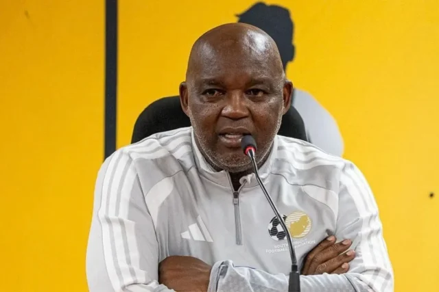Pitso Mosimane Returns to Cairo as Bafana Face Eritrea Pitso Mosimane Cairo. Bafana Bafana vs Eritrea, Pitso Mosimane Bafana Bafana, Mosimane Al Ahly, Bafana Bafana AFCON qualifiers, Eritrea vs South Africa, 2027 AFCON qualifiers, Mosimane Al Ahly record, Bafana Bafana news