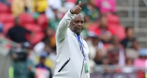 Pitso Mosimane Needs the Same Patience Hugo Broos Received, Says Owen da Gama Pitso Mosimane Bafana Bafana. Owen da Gama, Hugo Broos, Bafana Bafana coach, Pitso Mosimane return, Bafana Bafana news, Pitso Mosimane tactics, Bafana Bafana Guinea, South Africa football, 2027 AFCON qualifiers