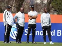 Pitso Mosimane Confident as Bafana Bafana Prepare for Guinea AFCON Qualifier Bafana Bafana vs Guinea. Pitso Mosimane. Bafana Bafana AFCON 2027. Guinea AFCON qualifier. South Africa vs Guinea. Bafana Bafana latest news. 2027 AFCON qualifiers. Bafana Bafana squad. Tshepang Moremi. Lebohang Maboe injury. Orlando Stadium. South Africa AFCON qualification