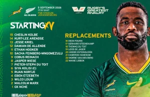 Springboks vs All Blacks: Teams, Kick-Off Time, Referee and Key Stats Springboks, All Blacks, Springboks vs All Blacks, Rugby Championship, South Africa rugby, New Zealand rugby, FNB Stadium, Rassie Erasmus, Siya Kolisi, Eben Etzebeth
