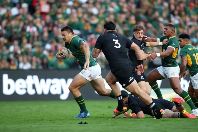 Springboks vs All Blacks: South Africa boasts seven wins in last nine Springboks All Blacks. Springboks vs All Blacks 2026. Springboks latest news. All Blacks latest news. Springboks record against All Blacks. Springboks seven wins. Rassie Erasmus. Springboks rugby. All Blacks rugby. South Africa rugby. Rugby Championship. Springboks Baltimore. Springboks match time. Springboks vs All Blacks