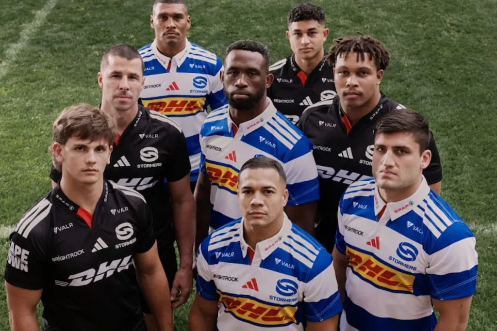 Siya Kolisi and Cheslin Kolbe Stormers return. Siya Kolisi Stormers return. Cheslin Kolbe Stormers return. Stormers new jersey 2026. Stormers 2026/27 season. DHL Stormers. Stormers URC 2026/27. Siya Kolisi Cape Town. Cheslin Kolbe Cape Town. Stormers new kit. Project 2029 Stormers