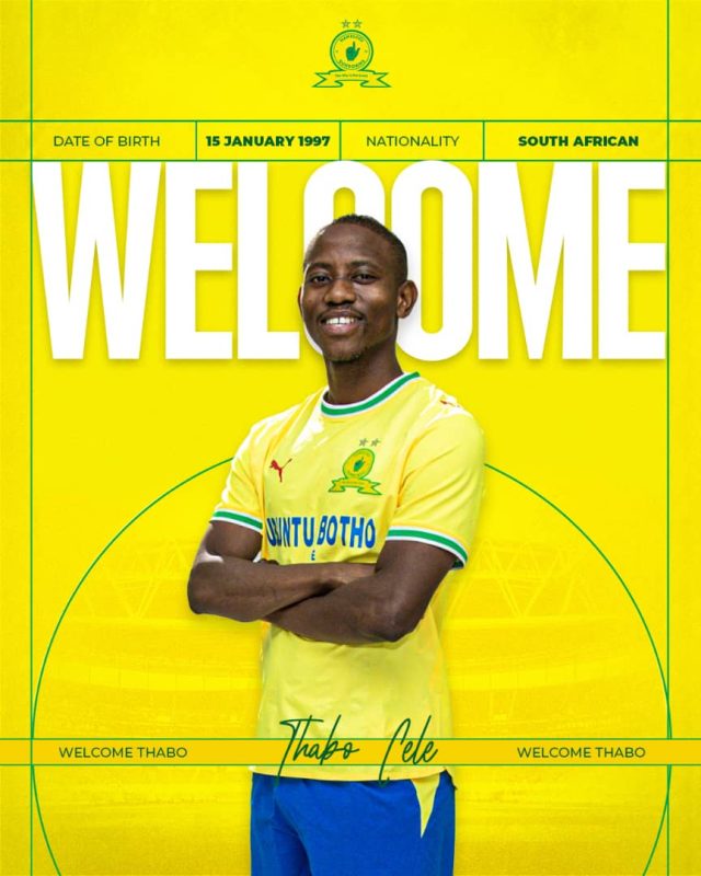 Thabo Cele, Thabo Cele Mamelodi Sundowns, Thabo Cele Sundowns, Thabo Cele Kaizer Chiefs exit, Thabo Cele contract terminated, Thabo Cele transfer, Mamelodi Sundowns signing, Sundowns latest signing, Mamelodi Sundowns transfer news, Kaizer Chiefs news, Thabo Cele latest news, Bafana Bafana, PSL transfer news, South African football, Sundowns Yellow Family, Thabo Cele new club