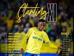 Mamelodi Sundowns Name Starting XI for Chippa United Clash Mamelodi Sundowns starting XI. Mamelodi Sundowns vs Chippa United. Sundowns starting lineup. Sundowns team news. Mamelodi Sundowns latest news. Chippa United vs Sundowns. Ronwen Williams. PSL starting XI. Sundowns match today. SuperSport PSL. Mamelodi Sundowns team