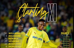 Mamelodi Sundowns Name Starting XI for Chippa United Clash Mamelodi Sundowns starting XI. Mamelodi Sundowns vs Chippa United. Sundowns starting lineup. Sundowns team news. Mamelodi Sundowns latest news. Chippa United vs Sundowns. Ronwen Williams. PSL starting XI. Sundowns match today. SuperSport PSL. Mamelodi Sundowns team