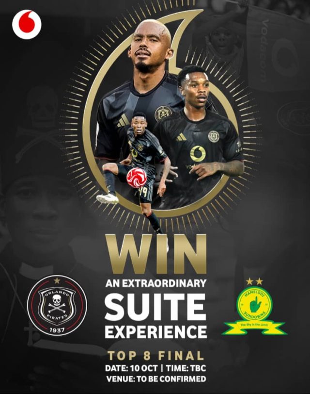 Orlando Pirates, Mamelodi Sundowns, Pirates vs Sundowns, Buccaneers, Masandawana, Vodacom, Vodacom Extraordinary Suite, Orlando Pirates competition, PSL, South African football, football final, Pirates news, Sundowns news