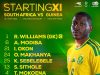 Pitso Mosimane names the first Bafana Bafana starting XI of the second tenure Bafana Bafana starting XI vs Guinea. Pitso Mosimane, Bafana Bafana vs Guinea, Bafana starting lineup, South Africa vs Guinea, Ronwen Williams, Relebohile Mofokeng, Iqraam Rayners, Teboho Mokoena, Bafana Bafana team