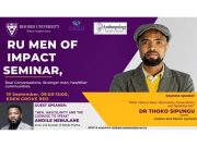 RU Men of Impact 2026: Creating Space for Men to Speak, Reflect and Lead RU Men of Impact 2026. Rhodes University Men of Impact. positive masculinity. men's mental health South Africa. masculinity and vulnerability. male students and mental health. gender-based violence prevention. men and accountability. men's mental wellbeing. Rhodes University GBV prevention. male allyship. healthy masculinity. men's mental health on campus