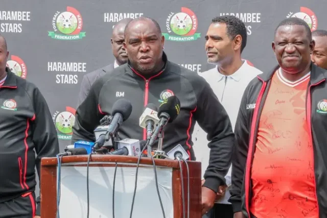 Benni McCarthy explains why he has not quit Harambee Stars Benni McCarthy, Harambee Stars, Benni McCarthy Kenya, Kenya national team, FKF, Kenya football, Harambee Stars coach, AFCON 2027 qualifiers