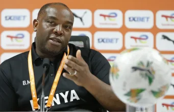 Victor Otengo challenges Benni McCarthy to define Harambee Stars’ potential Benni McCarthy, Harambee Stars, Victor Otengo, Kenya national team, Kenya football, Harambee Stars potential, Benni McCarthy Kenya