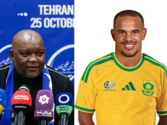 Iqraam Rayners Ends Bafana Bafana Striker Drought Against Eritrea Iqraam Rayners, Bafana Bafana, Bafana Bafana Striker, Striker Drought, Eritrea, AFCON 2027, AFCON Qualifiers, Pitso Mosimane, Lyle Foster, Evidence Makgopa, Yanela Mbuthuma, Relebohile Mofokeng, SA Football, Mzansi Football, South African Football