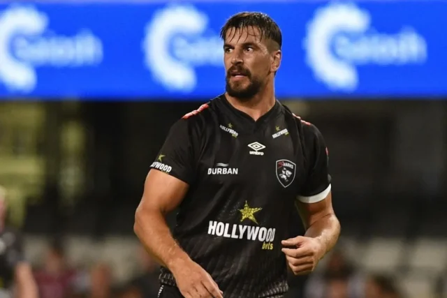Sharks vs Leinster. Sharks team news, Sharks URC Round 2, Andre Esterhuizen captain, Thomas du Toit Sharks, Eben Etzebeth bench, Kings Park Durban, URC fixtures South Africa, JP Pietersen