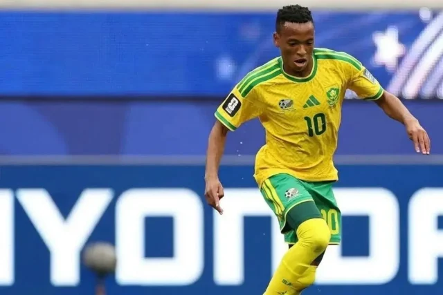 Relebohile Mofokeng, Bafana Bafana, Eritrea, Pitso Mosimane, AFCON 2027, AFCON Qualifiers, South Africa Football, SA Football, Mzansi Football, Royale Union Saint-Gilloise, Oswin Appollis, Bafana News, African Football, Mofokeng