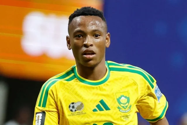Relebohile Mofokeng. Relebohile Mofokeng Chelsea. Mofokeng transfer news. Chelsea transfer rumours. Union SG Mofokeng. Bafana Bafana AFCON 2027 qualifiers. Mofokeng Atletico Madrid. Mofokeng Napoli. Mofokeng Brighton. South African players in Europe