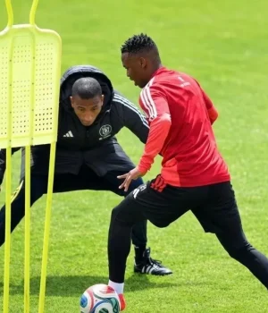 Mohau Nkota spotted with new Orlando Pirates jersey number Mohau Nkota Orlando Pirates jersey number, Mohau Nkota Pirates return, Orlando Pirates latest news, Mohau Nkota injury, Mohau Nkota Al-Ettifaq, Orlando Pirates No. 21, Pirates squad 2026