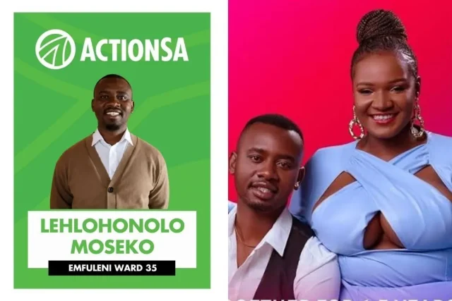 Nolla joins ActionSA Nolla Moseko, ActionSA, The Ultimatum South Africa, Emfuleni, Ward 35, Herman Mashaba, South African celebrities, South African politics, reality TV news. Lehlohonolo Nolla Moseko, The Ultimatum South Africa, ActionSA Ward 35, Emfuleni local elections, Nolla political career, Lebogang Sephaphathi, Herman Mashaba.