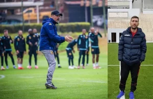 Four PSL Coaches, Four Different Kinds of Pressure: Who Has the Most to Prove? PSL coaches under pressure. Dimitar Pantev Richards Bay, Fernando da Cruz Kaizer Chiefs, Abdeslam Ouaddou Orlando Pirates, Miguel Cardoso Sundowns, Betway Premiership 2026, Sundowns quintuple, Chiefs trophy drought, PSL title race October 2026, Richards Bay relegation