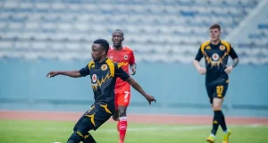 Amakhosi Suffer Narrow 1-0 First-Leg Defeat to Red Arrows in Zambia Kaizer Chiefs vs Red Arrows result, CAF Confederation Cup score, Fernando Da Cruz, Kaizer Chiefs score today, Red Arrows vs Kaizer Chiefs.