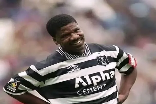 Jerry Sikhosana Orlando Pirates. Jerry Sikhosana latest news. Orlando Pirates legend. Jerry Sikhosana interview. Chillers Punch podcast. Orlando Pirates 1995 CAF Champions League. Jerry Sikhosana match ticket controversy. Kaizer Chiefs Jessica Motaung. South African football news