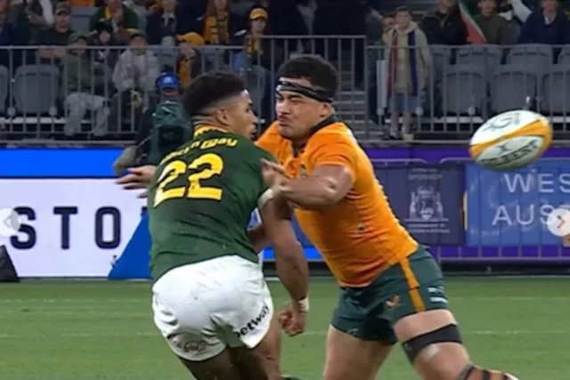 Hunter Paisami Handed Four-Match Ban After Springbok Test Hunter Paisami, Wallabies, Australia Rugby, Springboks, Sacha Feinberg-Mngomezulu, Bledisloe Cup, All Blacks, Les Kiss, Rugby Championship, Rugby News, Australian Rugby, South Africa Rugby