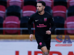 Aden McCarthy Part of Sabah FK’s Historic First Champions League Win Aden McCarthy Sabah FK. Aden McCarthy Champions League, Sabah FK first UCL win, Sabah vs Slavia, Sabah FK Manchester United, former Kaizer Chiefs player, South Africans in Europe, UEFA Champions League results, Aden McCarthy Kaizer Chiefs