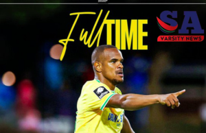 Sundowns Beat Richards Bay 4-1 in Durban as Fawaaz Basadien Scores First Goal in Yellow Sundowns vs Richards Bay. Fawaaz Basadien first goal, Basadien Man of the Match, Mamelodi Sundowns 4-1, Rayners double, Matthews goal, Betway Premiership results, Bafana Ba Style, PSL log leaders