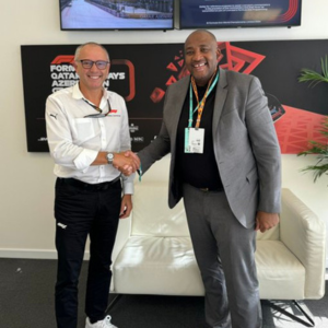 South Africa F1 Return: McKenzie Meets F1 CEO Domenicali Formula One South Africa. South Africa F1 return, Gayton McKenzie Formula One, Stefano Domenicali, F1 South African Grand Prix, Formula One Group meeting, GNU sport, F1 calendar, motorsport South Africa