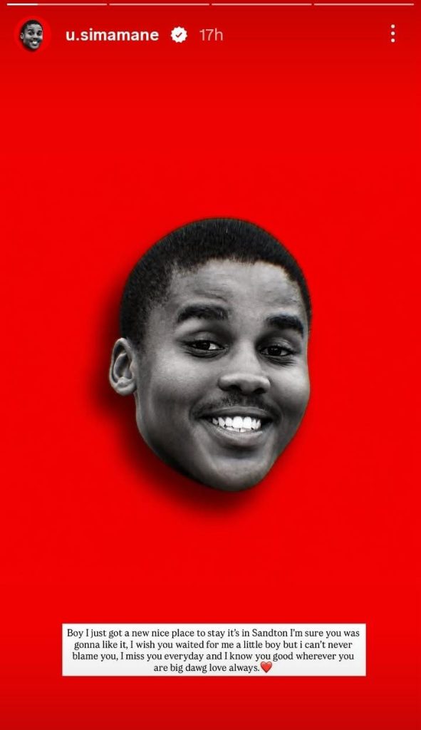 Usimamane Sandton home. Usimamane. Usimamane new home. Usimamane Sandton. Usimamane late friend. Usimamane tribute. Usimamane latest news. Usimamane Slime. Cheque Usimamane. 20th Days Before Maud. South African hip hop. SA Hip Hop