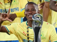 Thabo Cele on Life After Chiefs: “It’s a Blessing” to Be at Sundowns as First Trophy Arrives Thabo Cele, Cele Sundowns, Cele Kaizer Chiefs exit. Sundowns MTN8 winners, Chiefs pre-season camp, Cele transfer compensation, Mamelodi Sundowns midfielder, MTN8 2026, Masandawana
