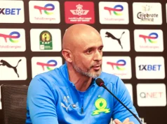 Breaking: Mamelodi Sundowns reportedly set to part ways with Miguel Cardoso Miguel Cardoso Mamelodi Sundowns. Mamelodi Sundowns coach. Miguel Cardoso latest news. Miguel Cardoso sacked. Mamelodi Sundowns coaching change. Steve Komphela Sundowns. Manqoba Mngqithi Sundowns. Sundowns CAF Champions League exit. Mamelodi Sundowns latest news. Sundowns interim coach